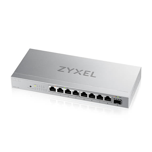 ZYXEL ZYXEL XMG-108 8 PORT 2.5G + 1G SFP/10G SFP+ MULTIGIGABIT METAL YONETILEMEZ DESKTOP SWITCH