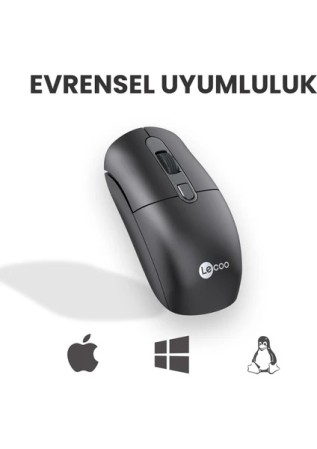 LECOO LECOO M2001 KABLOSUZ 1600 DPI SİYAH MOUSE