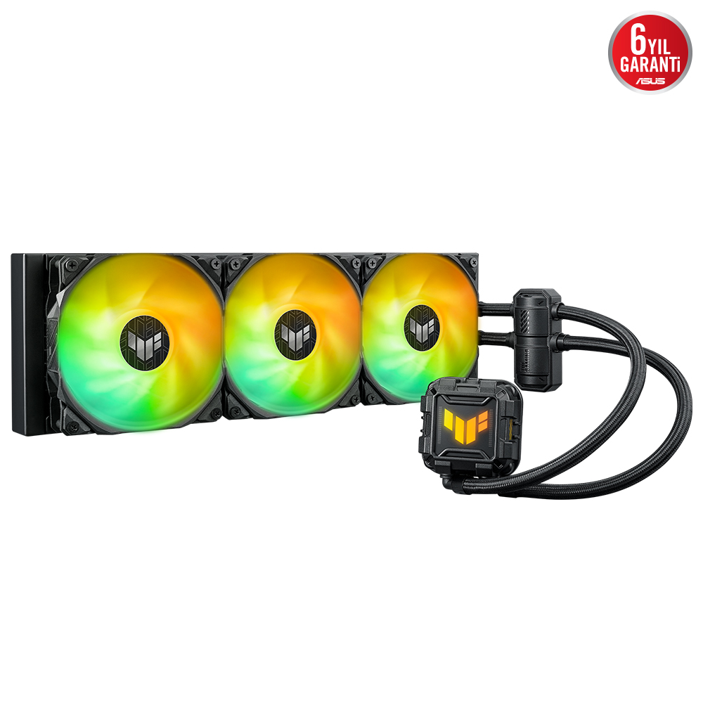 ASUS ASUS TUF GAMING LC 360 ARGB AIO AURA SYNC 120MM ADRESLENEBİLİR RGB FAN NCVM KAPLAMALI RGB POMPA KAPAĞI SIVI CPU SOĞUTUCUSU-32623