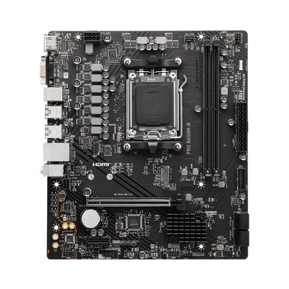 GIGABYTE GIGABYTE B650M S2H DDR5 6400MHZ 1XVGA 1XHDMI 1XDP 1XM.2 USB 3.2 MATX AM5 (AMD AM5 7000 SERİSİ İLE UYUMLU) -43357