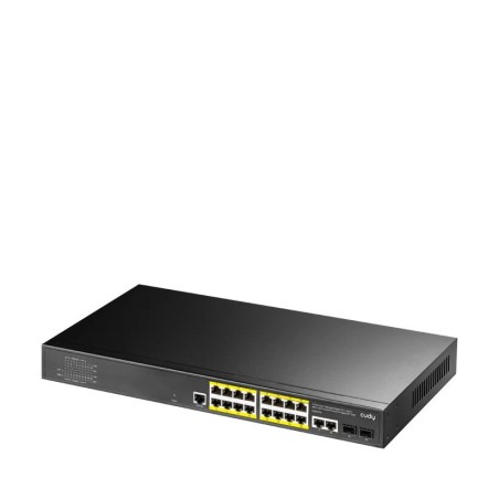CUDY CUDY CUDY GS2018PS2-200W 16 PORT 10/100/1000 16 PORT POE+ 2 PORT UPLINK +2 SFP YONETILEBILIR RACK MOUNT SWITCH