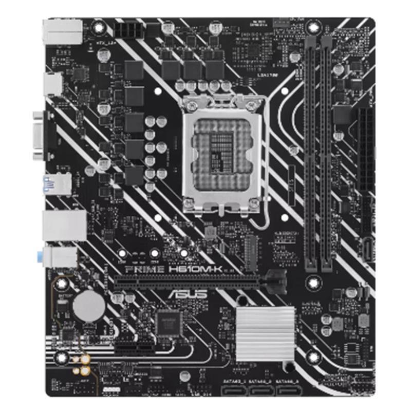 ASUS ASUS PRIME H610M-K DDR5 5600MHZ 1XVGA 1XHDMI 1XM.2 USB 3.2 MATX 1700P (13. VE 12.NES�L ��LEMC� UYUMLU) -31315