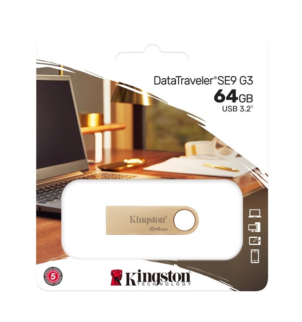 KINGSTON Kingston 64GB Usb3.2 Gen1 DTSE9G3/64GB
