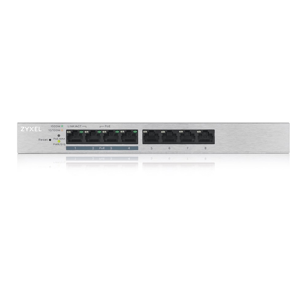 ZYXEL Zyxel GS1200-8HP 8 Port Web Yönetil (4 Port PoE )