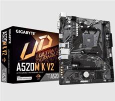 GIGABYTE AMD A520 Ultra Dayanıklı Anakart PCIe 3.0 x4 M.2 Akıllı Fan 5