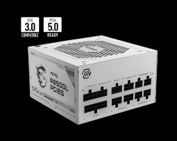 MSI MSI PSU MAG A850GL PCIE5 WHITE 850W 80+ GOLD POWER SUPPLY-BEYAZ