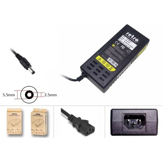 RETRO RETRO 24V 3.75A 90W 5.5x2.5mm Güç Adaptörü RPA-AC306