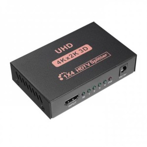 HYTECH  HYTECH HY-LU4, 4Port, 4K Ã‡Ã¶zÃ¼nÃ¼rlÃ¼k, HDMI Splitter 