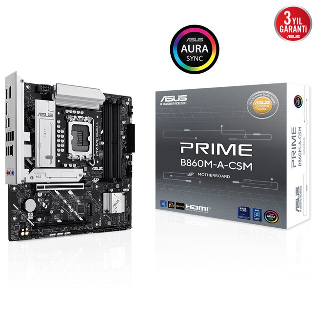 ASUS Asus Prime B860M-A Csm D5 1851P Hdmi Dp Type-C