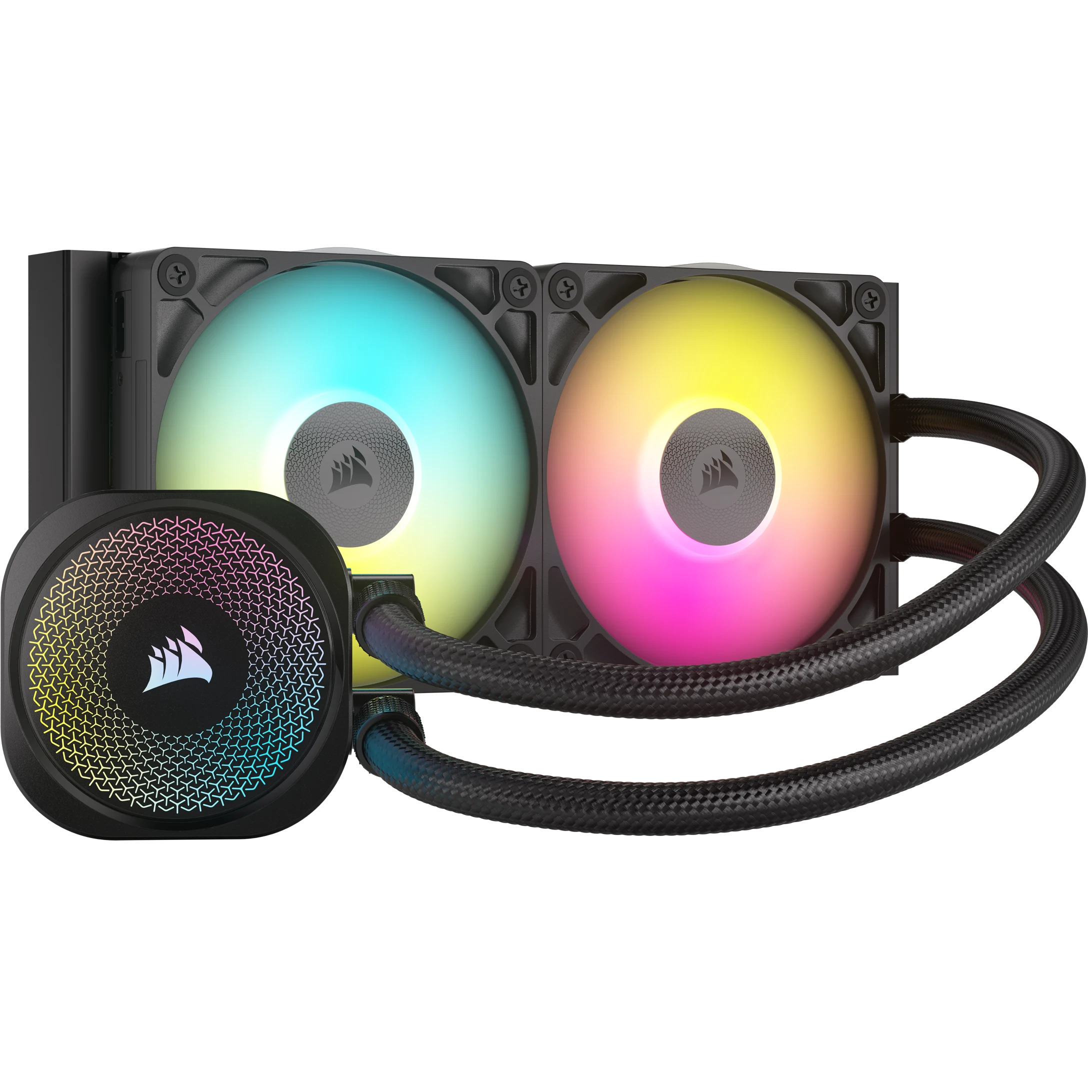 CORSAIR CORSAIR CW-9061016-WW ICUE LINK TITAN 240 RX RGB AIO 240 mm RADYATÖR RGB AYDINLATMA SIVI CPU SOĞUTUCUSU SIYAH (Intel 1700 Intel -60999