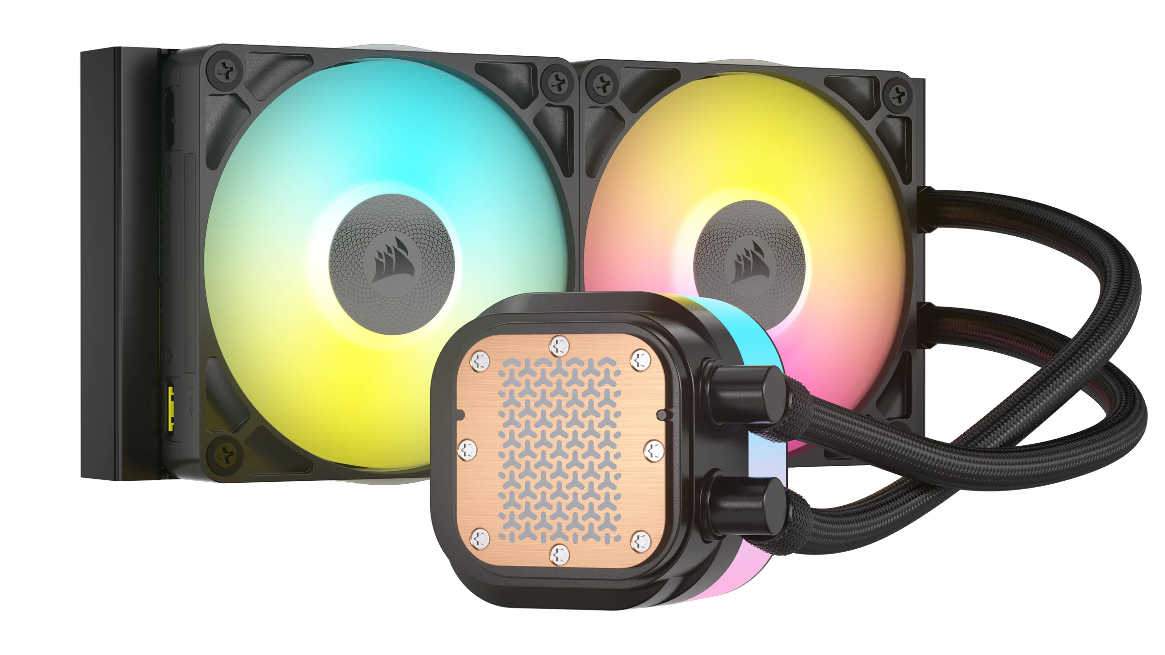 CORSAIR CORSAIR CW-9061016-WW ICUE LINK TITAN 240 RX RGB AIO 240 mm RADYATÖR RGB AYDINLATMA SIVI CPU SOĞUTUCUSU SIYAH (Intel 1700 Intel -61000