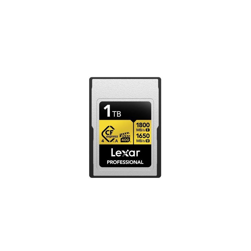BIGBOY LEXAR 1TB LCAGOLD001T-RNENG CF-EXP PROFESSIONAL CFEXPRESS 4.0 TYPE A CARD GOLD SERIE UP TO 1800MB/S READ 1650MB/S WRITE VPG 400 
