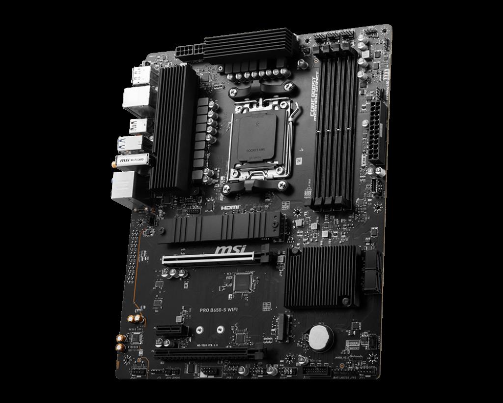 MSI MB PRO B650-S WIFI AM5 DDR5 7200MHZ(OC) HDMI DP M.2 USB3.2 2.5G LAN WI-FI 6E ATX