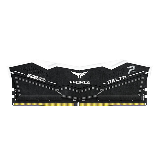 TEAM Team T-Force DELTA RGB Black 32GB(2x16GB) 6400Mhz DDR5 CL40 Gaming Ram (FF3D532G6400HC40BDC01)-42841