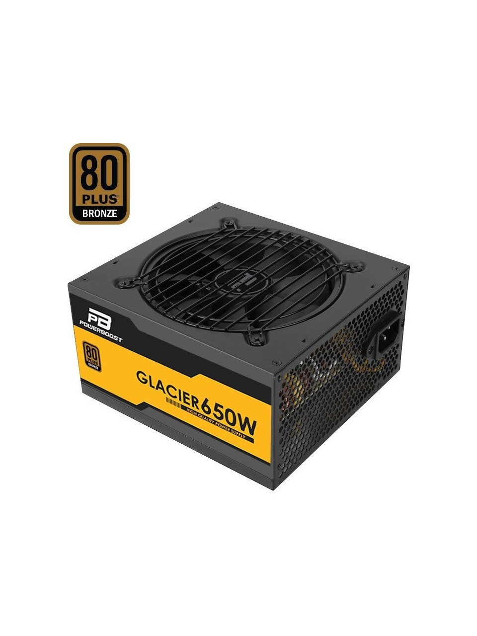 POWERBOOST  BST-ATX650B GLACIER 650w 80+ BRONZE Semi Modüler 12cm Fanlı ATX PSU-60345