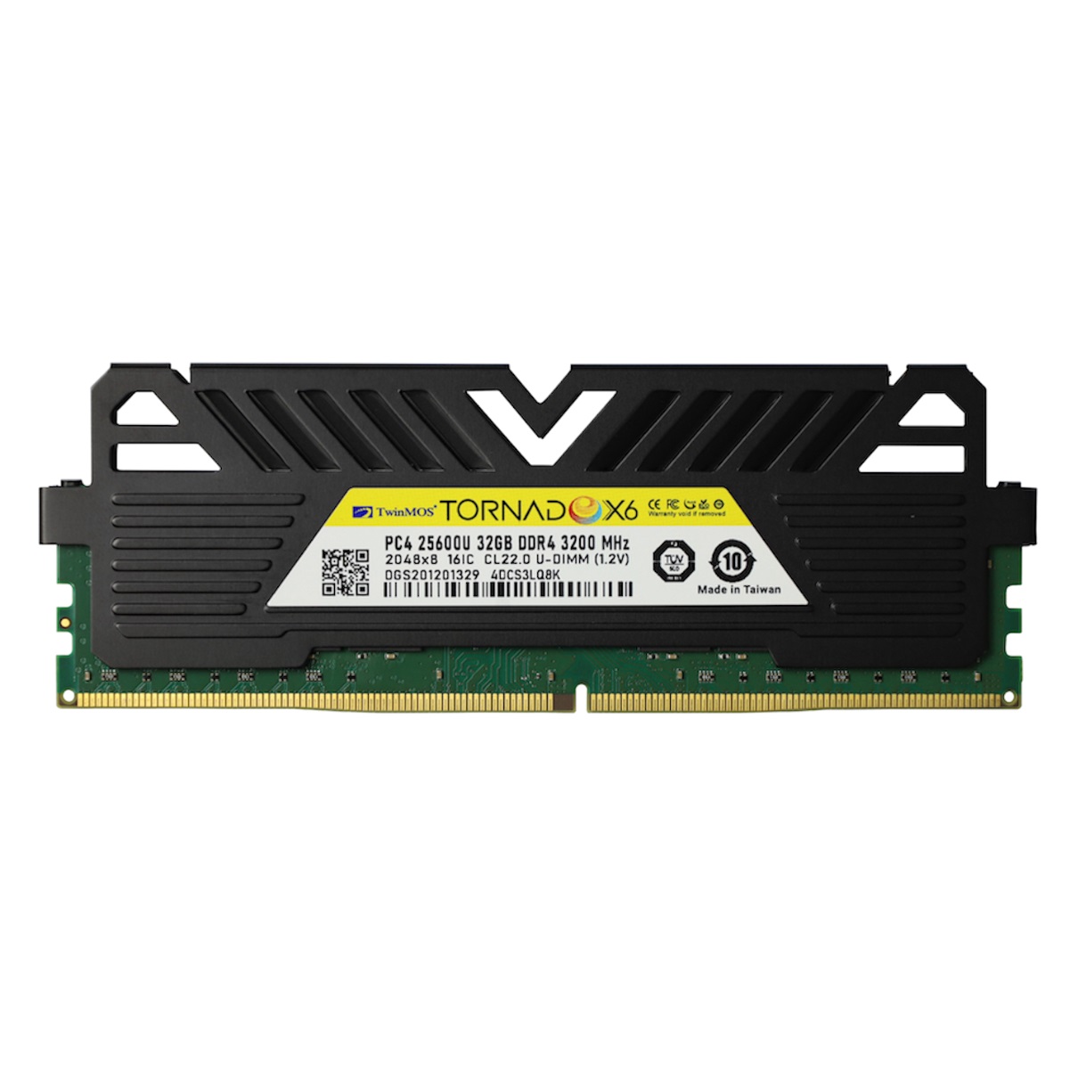 TWINMOS Twinmos 32GB 3200Mhz DDR4 Soğutuculu PC Bellek (TMMDD432GB3200DKBX6
