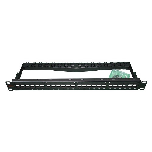 ERAT  EDP-C6UTP-024 CAT6 UTP MODÜLER 24 PORT BOŞ PATCH PANEL