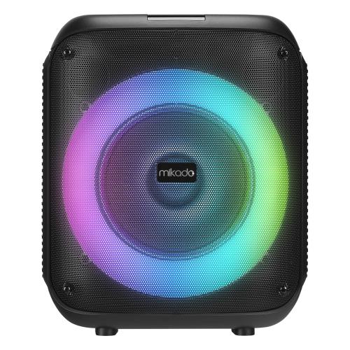 MIKADO MIKADO MD-BT51 BOMBIX, 60W, Taşınabilir, BT/USB/TF/TWS, RGB Aydınlatma, Toplantı, Parti, Açık Hava Speaker. Kablolu Mikrofon Hed-47064