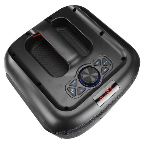 MIKADO MIKADO MD-BT51 BOMBIX, 60W, Taşınabilir, BT/USB/TF/TWS, RGB Aydınlatma, Toplantı, Parti, Açık Hava Speaker. Kablolu Mikrofon Hed-47066