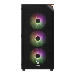 VENTO VENTO VENTO VG3400S PSU YOK 4x12CM RGB FAN ATX MESHED PANEL 2xUSB2.0/1xUSB3.0 SİYAH GAMING KASA-67267