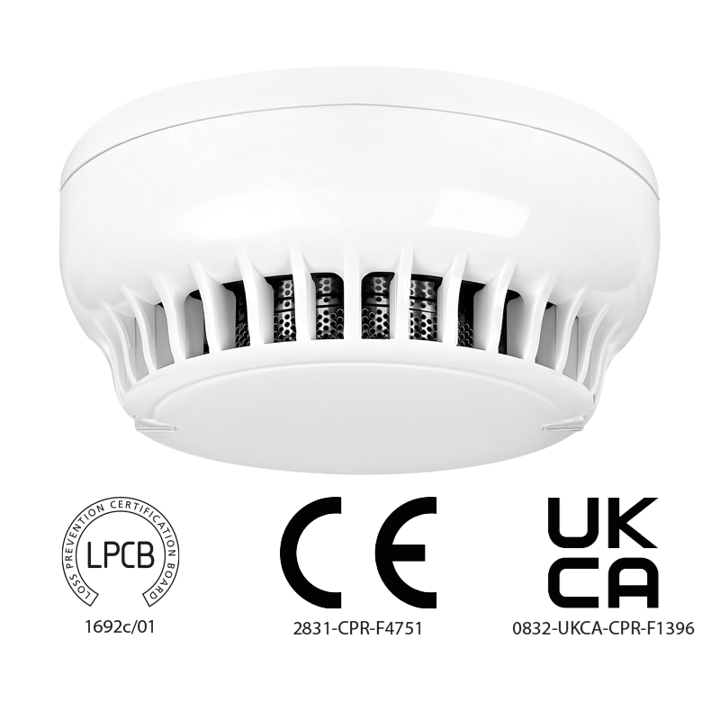TEKNIM TEKNIM Teknim TFD-4250 Konvansiyonel Optik Duman Isı Dedektörü (Taban Hariç), Multisensör, LPCB