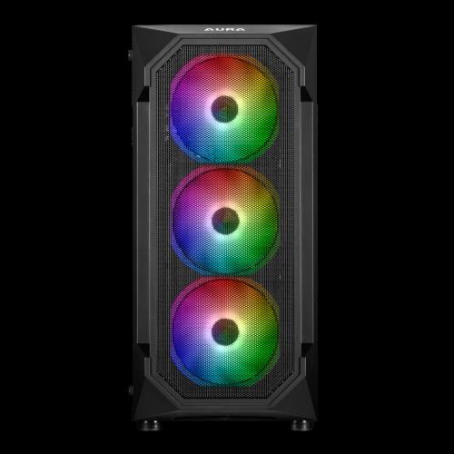 GAMDıAS GAMDIAS AURA GC1, 600W, Tempered Glass, Mesh, ARGB, Micro ATX GAMING KASA-33939