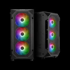 GAMDıAS GAMDIAS AURA GC1, 600W, Tempered Glass, Mesh, ARGB, Micro ATX GAMING KASA-68911