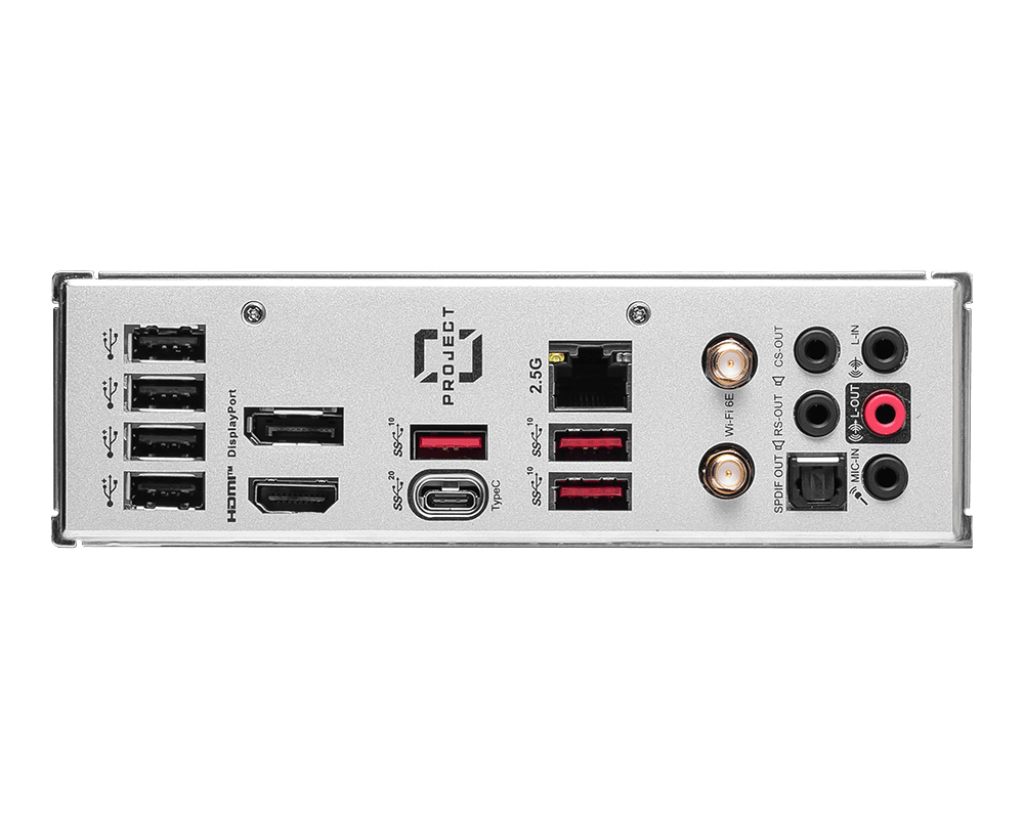 MSI MSI MB B760M PROJECT ZERO SOKET 1700 DDR5 7800(OC) PCI-E ,M.2 USB3.2 HDMI,DP 1x 2.5G LAN WI-FI 6E Matx-35405