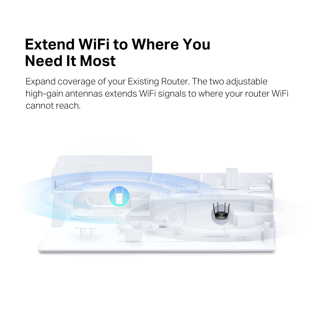 MERCUSYS TP-LINK MERCUSYS ME60X AX1500 WIFI RANGE EXTENDER-35934