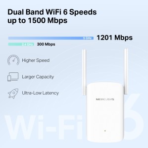 MERCUSYS TP-LINK MERCUSYS ME60X AX1500 WIFI RANGE EXTENDER-69080