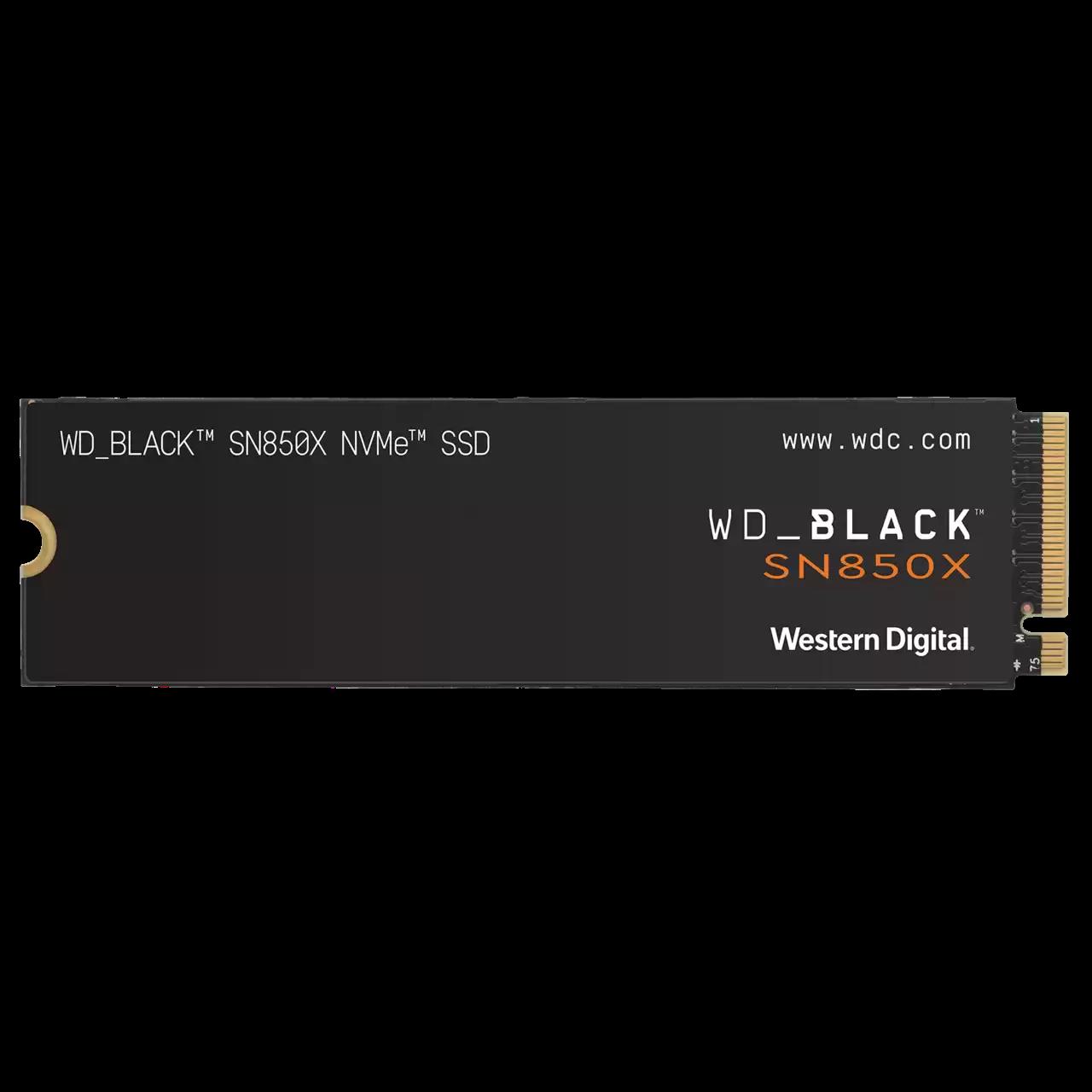 WD 1TB WD BLACK SN850X M.2 NVMe 7300/6300MB/s WDS100T2X0E SSD-60713