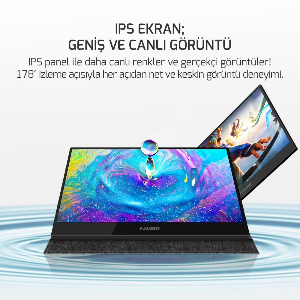 EZCOOL EZCOOL LITE E15 15,6’’ 60HZ FHD PORTABLE TAŞINABİLİR MONİTÖR (SIFIR ÖLÜ PİKSEL GARANTİLİ)-58858
