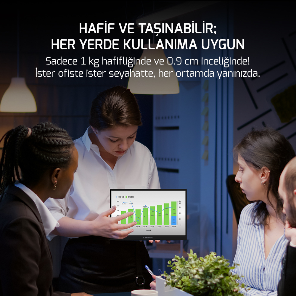 EZCOOL EZCOOL LITE E15 15,6’’ 60HZ FHD PORTABLE TAŞINABİLİR MONİTÖR (SIFIR ÖLÜ PİKSEL GARANTİLİ)-58859