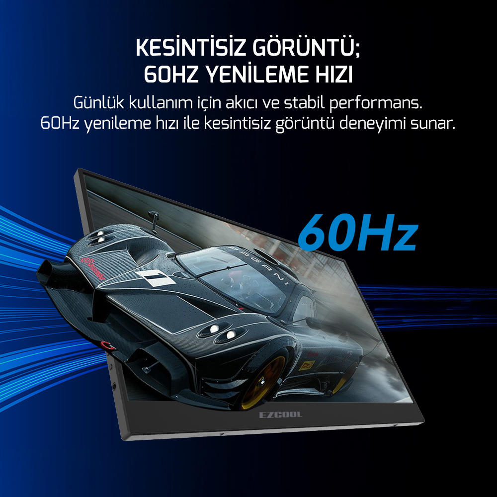 EZCOOL EZCOOL LITE E15 15,6’’ 60HZ FHD PORTABLE TAŞINABİLİR MONİTÖR (SIFIR ÖLÜ PİKSEL GARANTİLİ)-58860