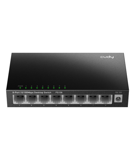 CUDY CUDY 8-Port 10/100 Mbps Metal Switch