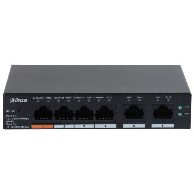 DAHUA Dahua CS4006-4GT-60-4 Port Gigabit Cloud Poe Sw.