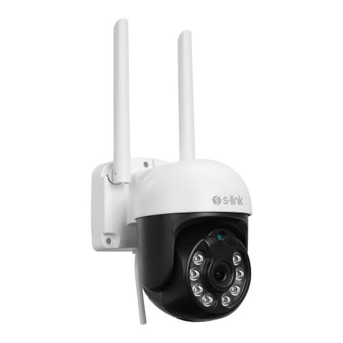 S-LINK S-LINK SL-PTZ01, Akıllı Güvenlik Kamerası, WiFi, 3Mpix, 2.8mm Lens, 25m. Gece Görüşü, Hareket algılama, İki Yönlü Ses, Micro SD 