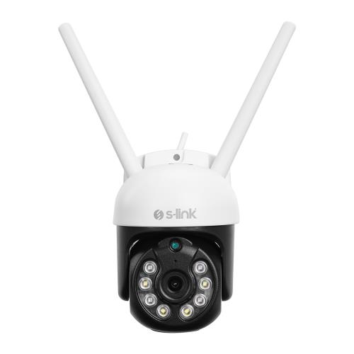 S-LINK S-LINK SL-PTZ01, Akıllı Güvenlik Kamerası, WiFi, 3Mpix, 2.8mm Lens, 25m. Gece Görüşü, Hareket algılama, İki Yönlü Ses, Micro SD -53649