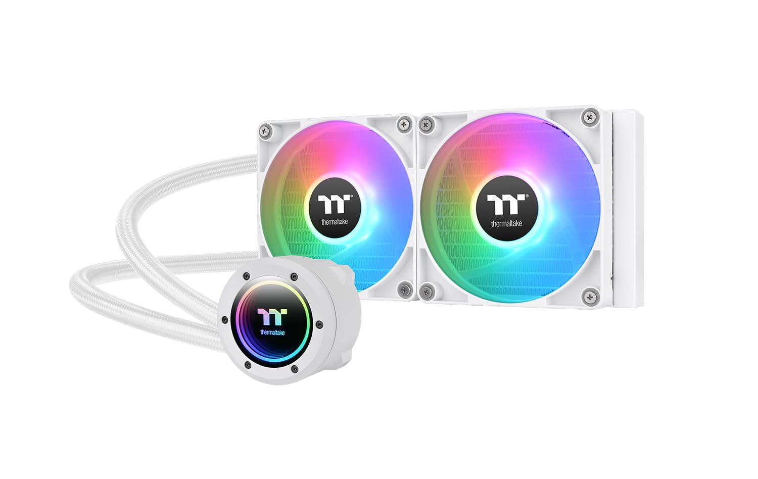 THERMALTAKE Thermaltake TH240 Beyaz V2 ARGB Led Fanlı 240mm İntel/AM5 Uyumlu Sıvı Soğutma Sistemi