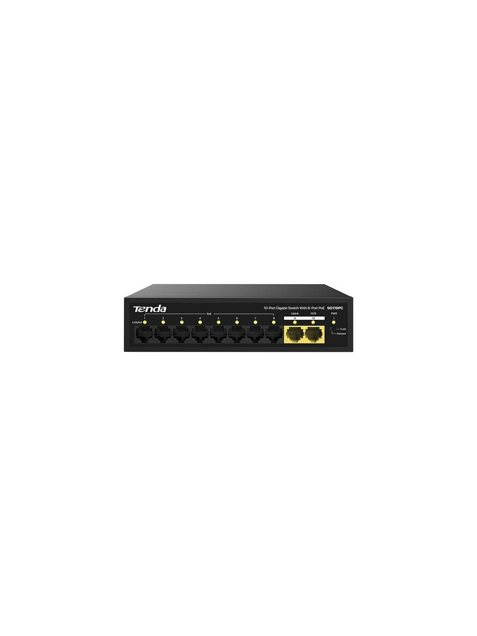 TENDA TENDA SG110PC 10PORT GIGABIT 10/100/1000 POE+ SWITCH