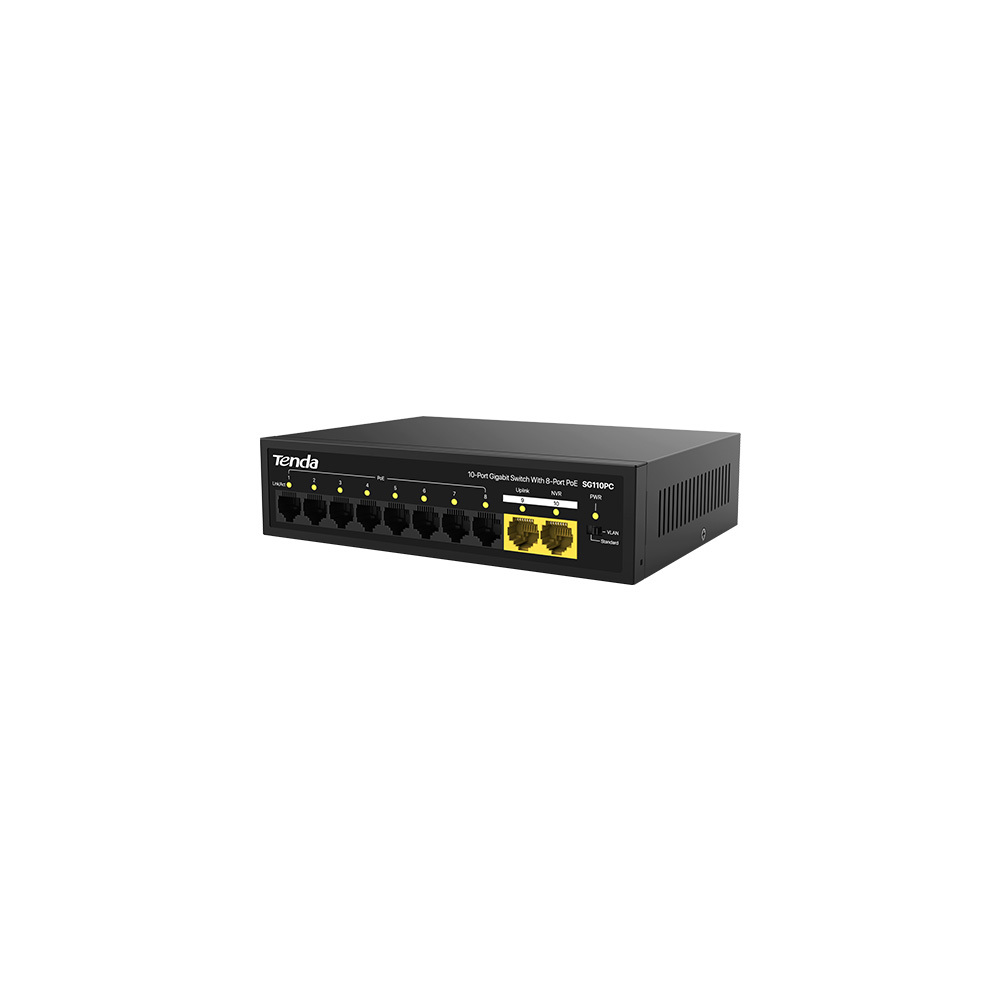 TENDA TENDA SG110PC 10PORT GIGABIT 10/100/1000 POE+ SWITCH-57126