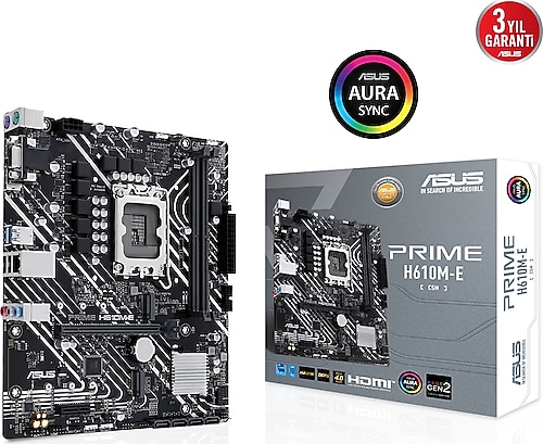 ASUS Asus Prime H610M-E D5 Csm 1700P Vga Hdmi Dp