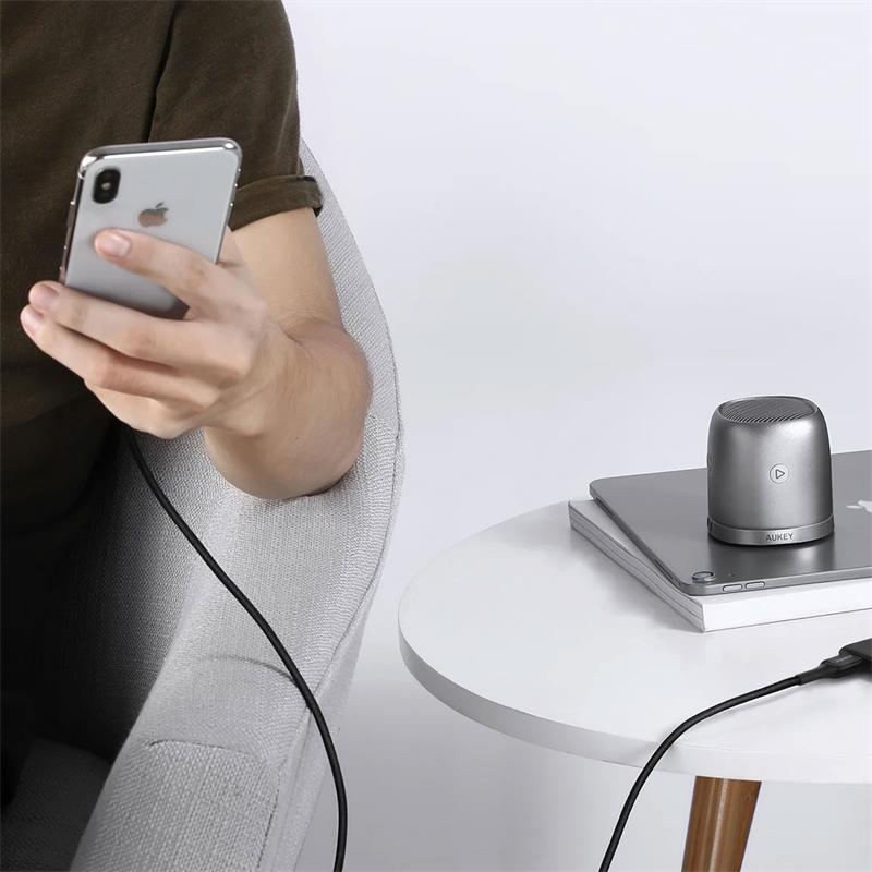 AUKEY AUKEY CB-BAL7-BK NAYLON ÖRGÜLÜ USB-A LIGHTNING KABLOSU 0.9MT -56113