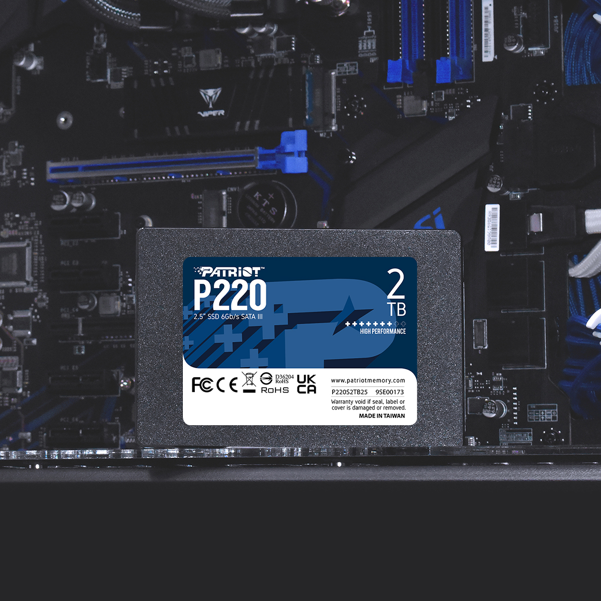 PATRIOT Patriot P220 2TB 550/500MB/s 2.5″ SATA3 SSD Disk (P220S2TB25)-41305