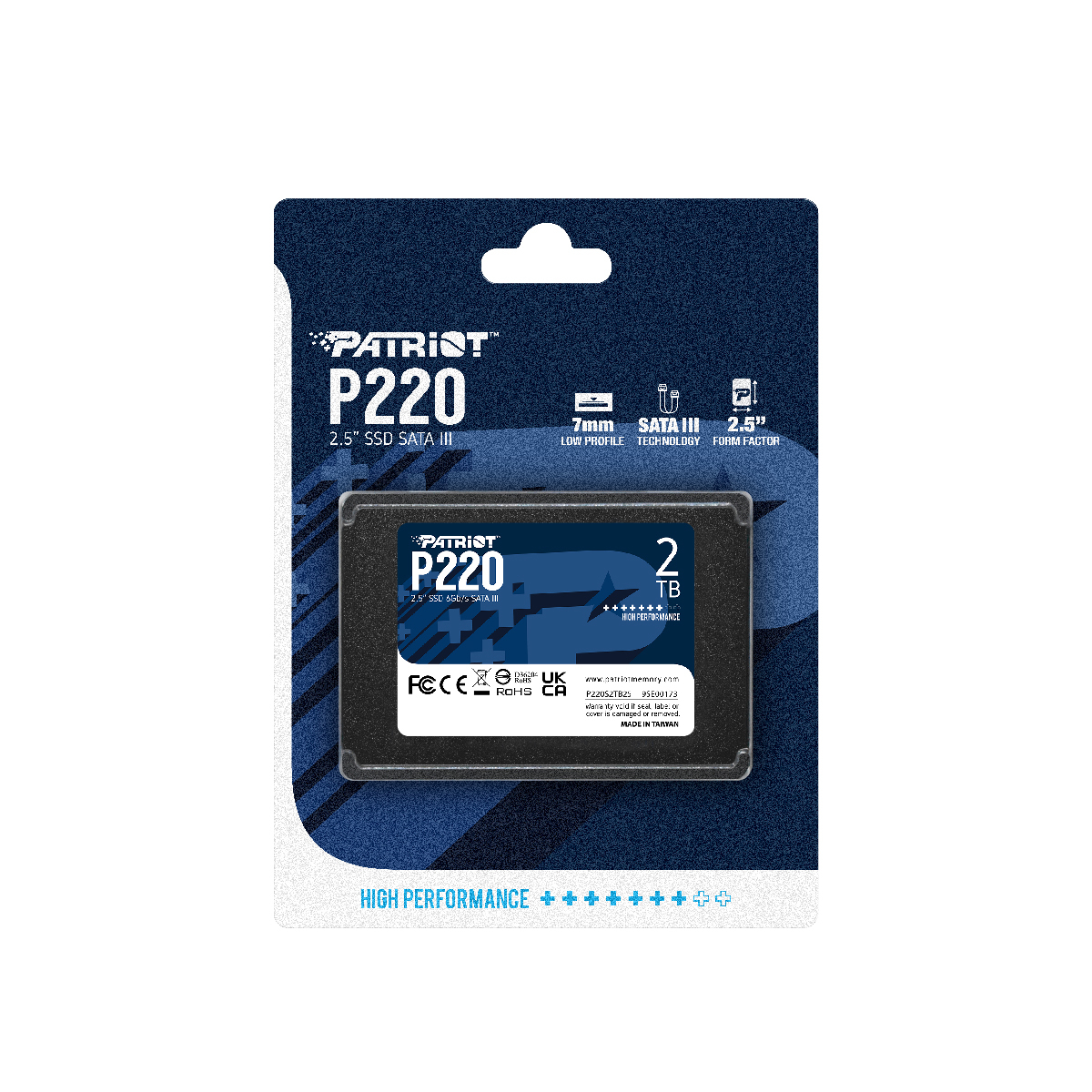 PATRIOT Patriot P220 2TB 550/500MB/s 2.5″ SATA3 SSD Disk (P220S2TB25)-41306