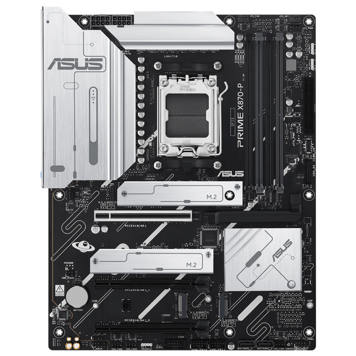 ASUS ASUS PRIME X870-P, 4xDDR5, 4xM.2, HDMI, DP, Type-C, AMD Ryzen 9000-8000 ve 7000 Serisi, AM5 Soket Anakart-52615
