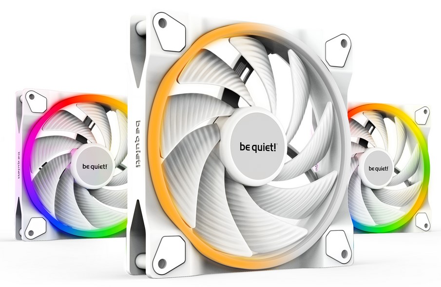 BE QUIET! Be Quiet! Light Wings White 120mm PWM  2500 RPM Premium ARGB Kasa Fanı  4-Pin 3lü Paket - BL101