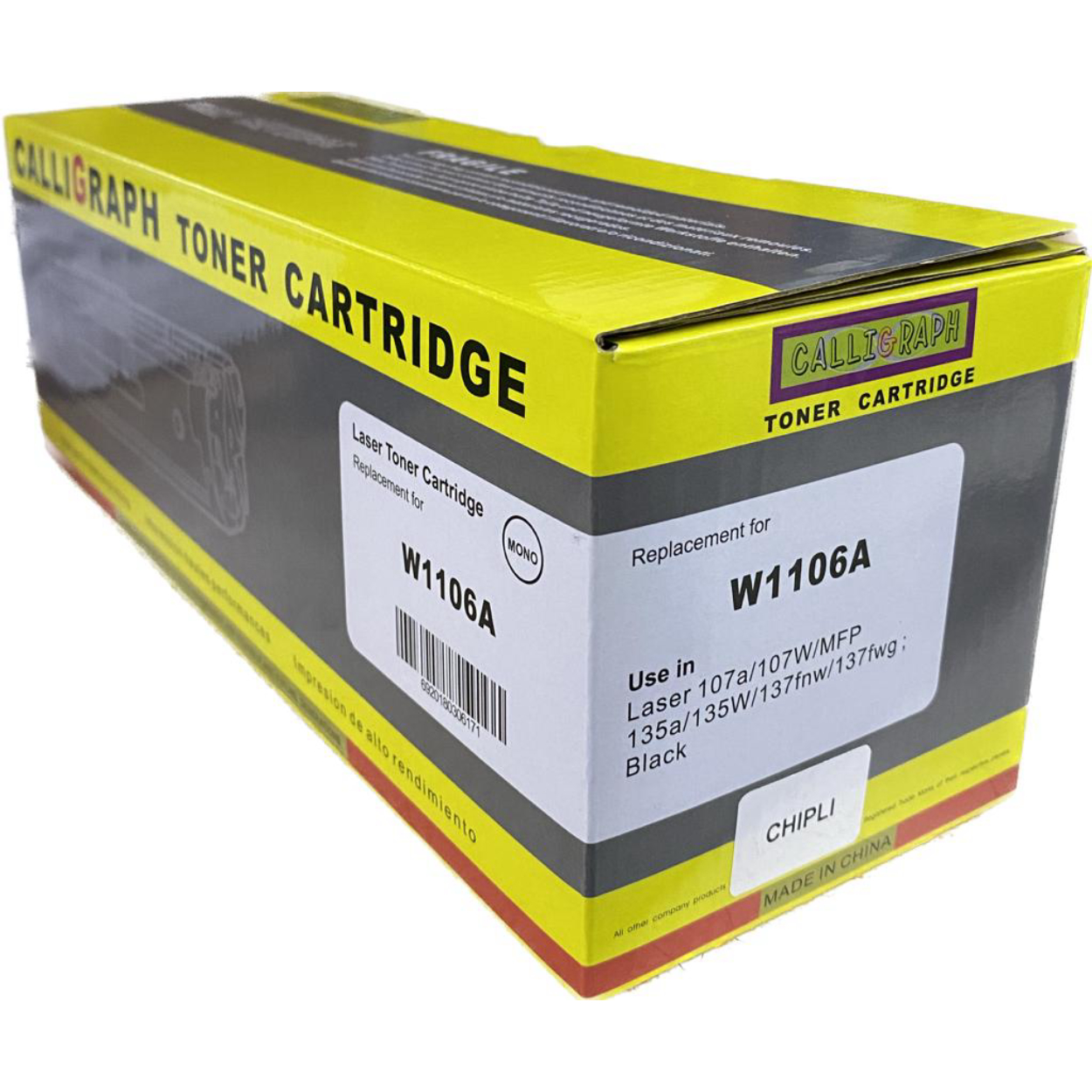 CALLIGRAPH CALLIGRAPH W1106A(107a/107r/107w) CHIPLİ MUADİL TONER 1000 syf