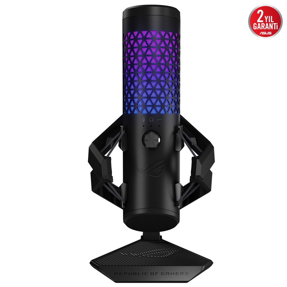 ASUS ASUS ROG CARNYX PROFESYONEL KARDİOİD KONDENSER OYUN MİKROFONU STÜDYO KALİTESİNDE 25 MM KONDENSER KAPSÜL 192 kHz / 24-bit ÖRNEKLE-45543