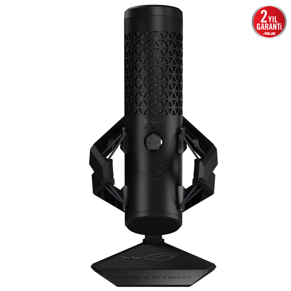 ASUS ASUS ROG CARNYX PROFESYONEL KARDİOİD KONDENSER OYUN MİKROFONU STÜDYO KALİTESİNDE 25 MM KONDENSER KAPSÜL 192 kHz / 24-bit ÖRNEKLE-45545
